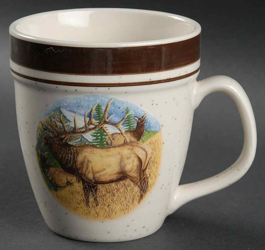 Bugling Elk Mug by Folkcraft-1