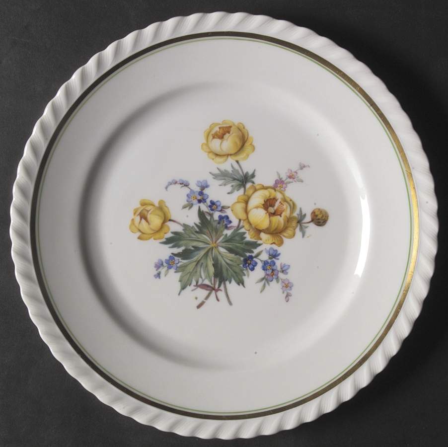 Edelweiss Salad Plate by Franconia-Krautheim & Adelburg-1