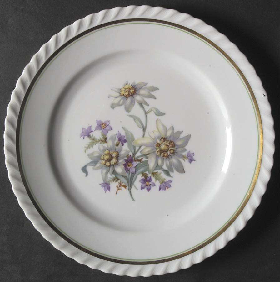Edelweiss Salad Plate by Franconia-Krautheim & Adelburg-1
