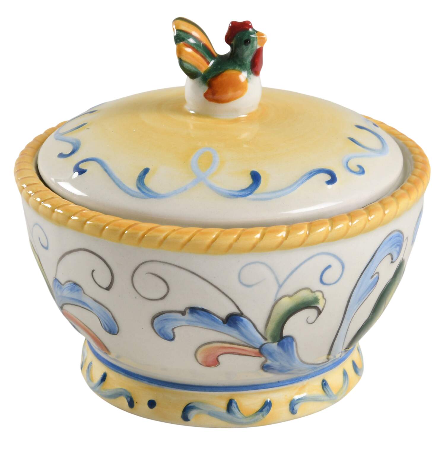 Ricamo Accessories Sugar Bowl & Lid by Fitz and Floyd-1