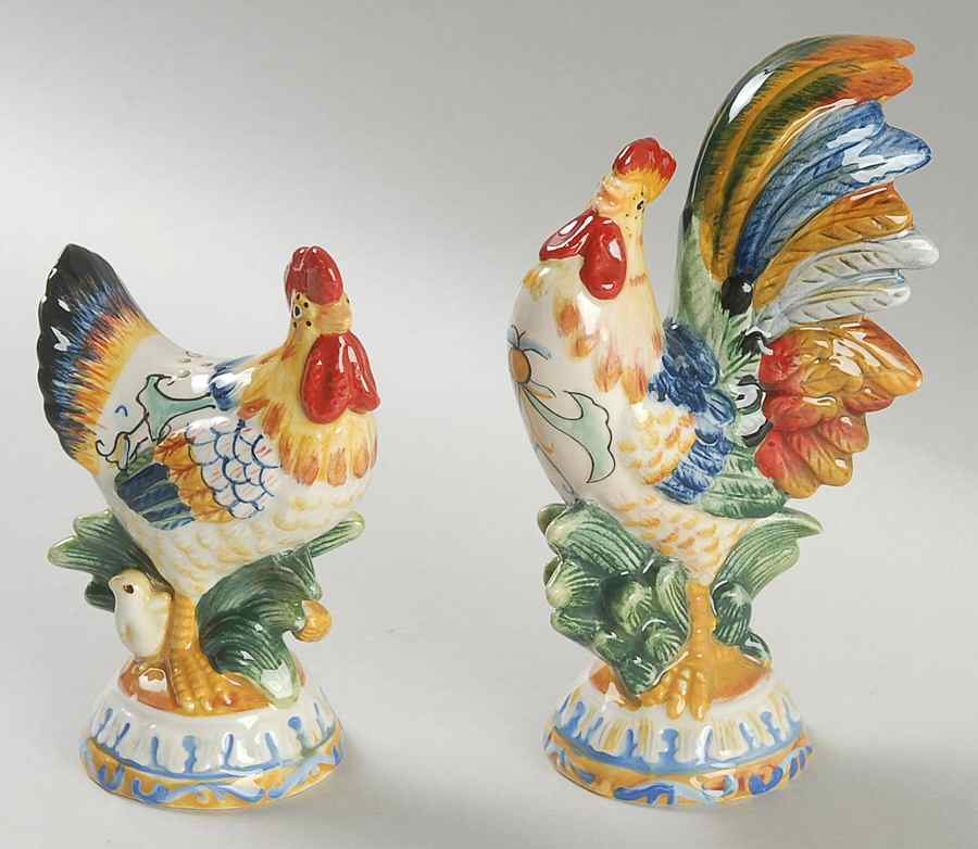 Ricamo Accessories Figural Salt & Pepper Set by Fitz and Floyd-1