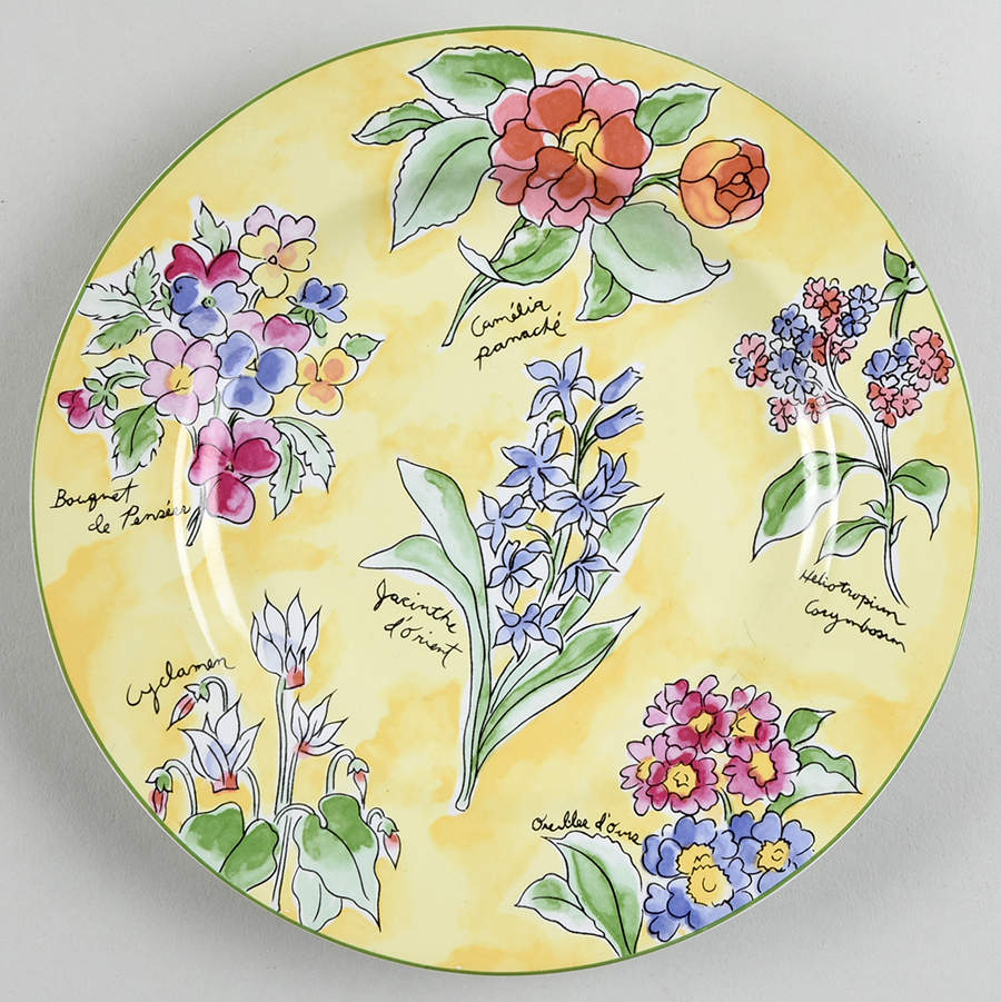Creme Brulee Salad Plate by Furio-1