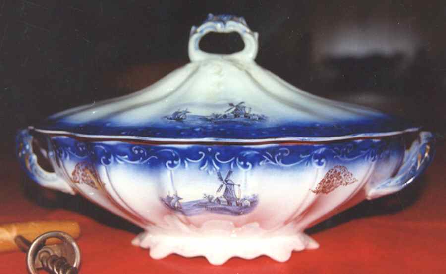 FC43 Oval Covered Vegetable by FC Co - French China-1