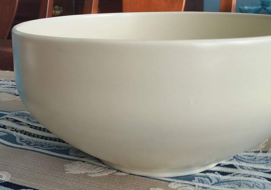 Worldview Chalk 9" Salad Serving Bowl by Furio-1