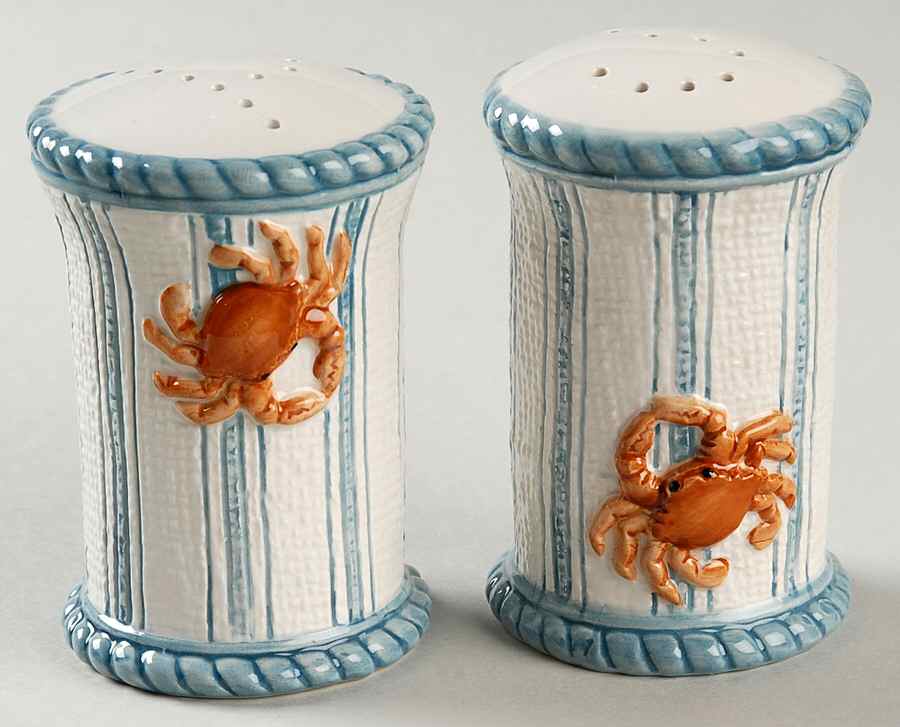 Seaboard Salt & Pepper Set by Fitz and Floyd-1