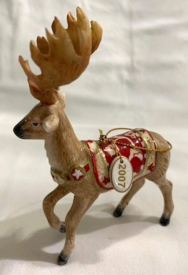 Town & Country Deer Ornament by Fitz and Floyd-1