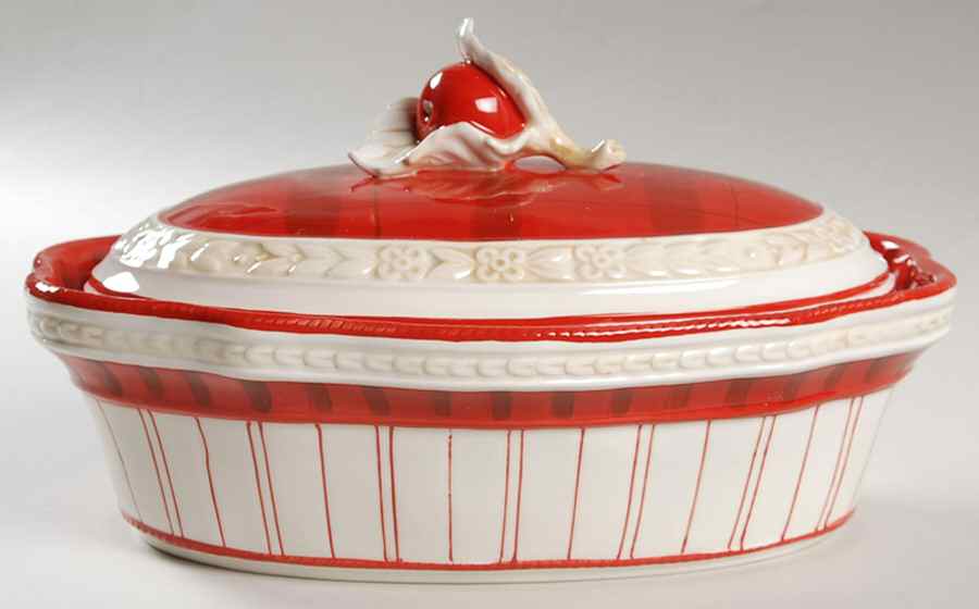 Town & Country Oval Covered Vegetable by Fitz and Floyd-1