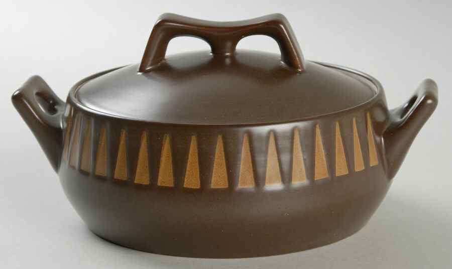 Stoneware Brown Individual Casserole & Lid by Forum Intl-1