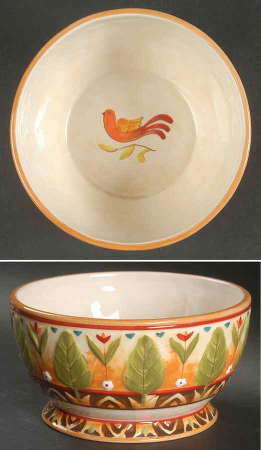 Global Market (Bird) Coupe Cereal Bowl by Fitz and Floyd-1