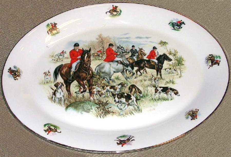 FGA1 14" Oval Serving Platter by F R Gray&Sons Ltd-1