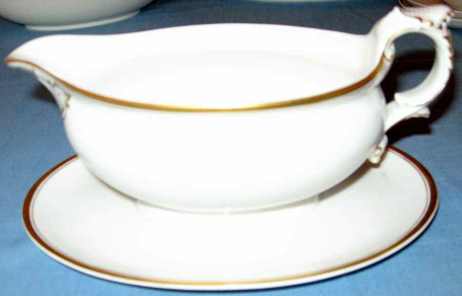 Cortesia Gravy Boat with Attached Underplate by Furstenberg-1