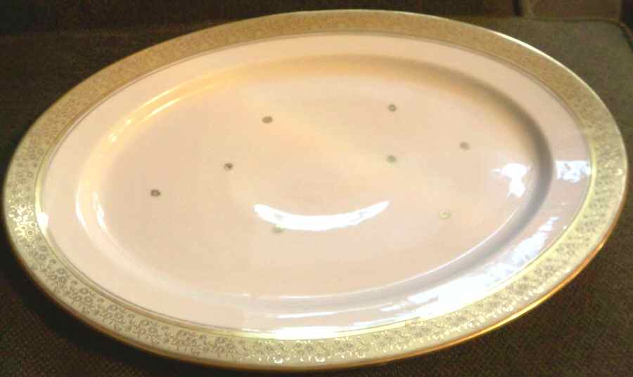 FR252 15" Oval Serving Platter by Franconia-Krautheim & Adelburg-1
