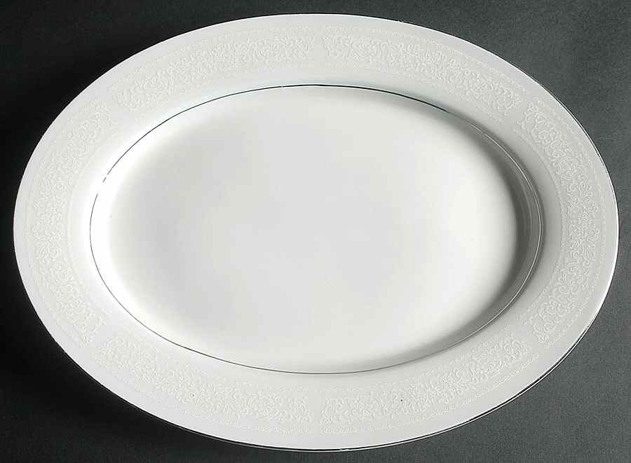 FCC191 12" Oval Serving Platter by Fine China of China-1