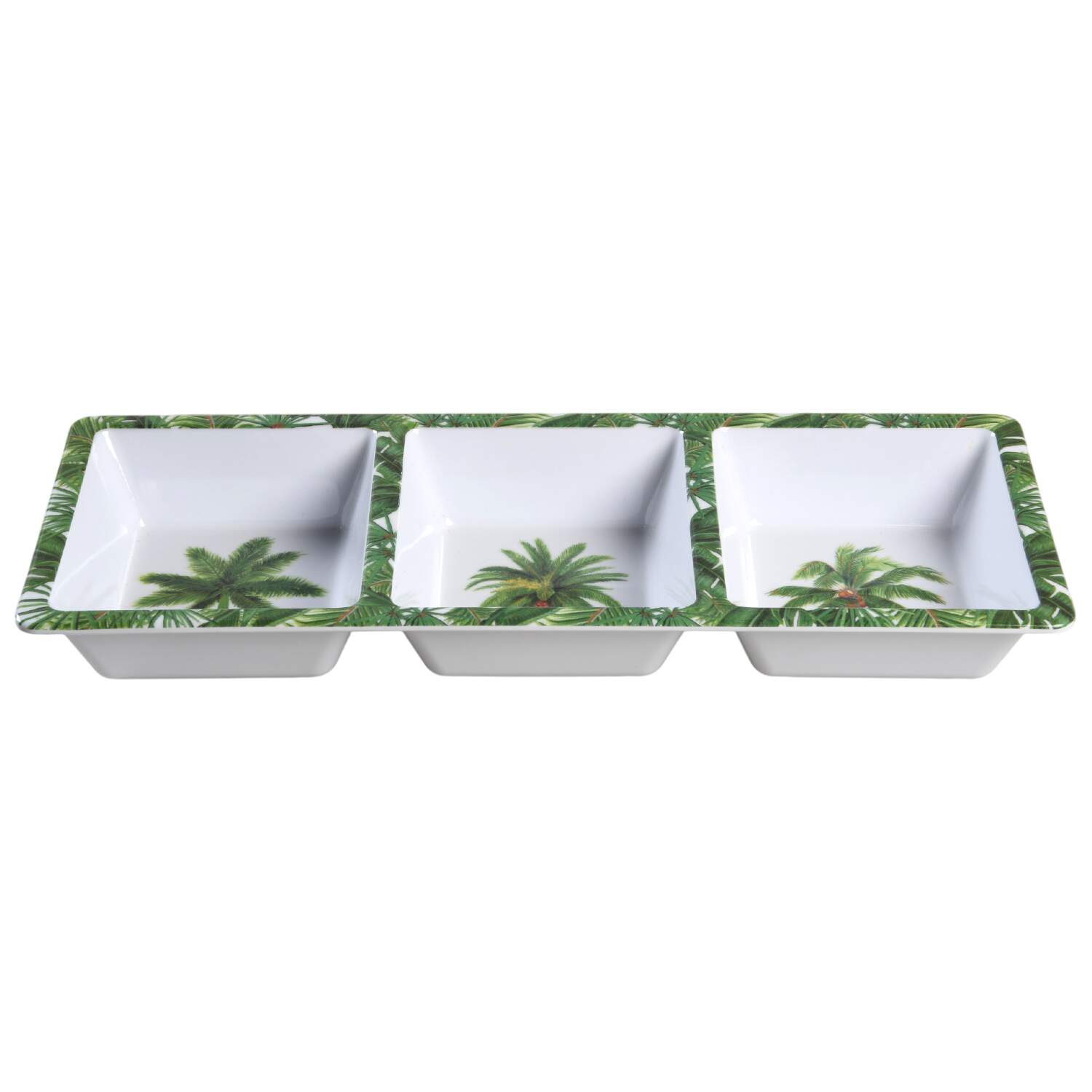 Palm Island Melamine 3-Part Relish by Florida Marketplace-1