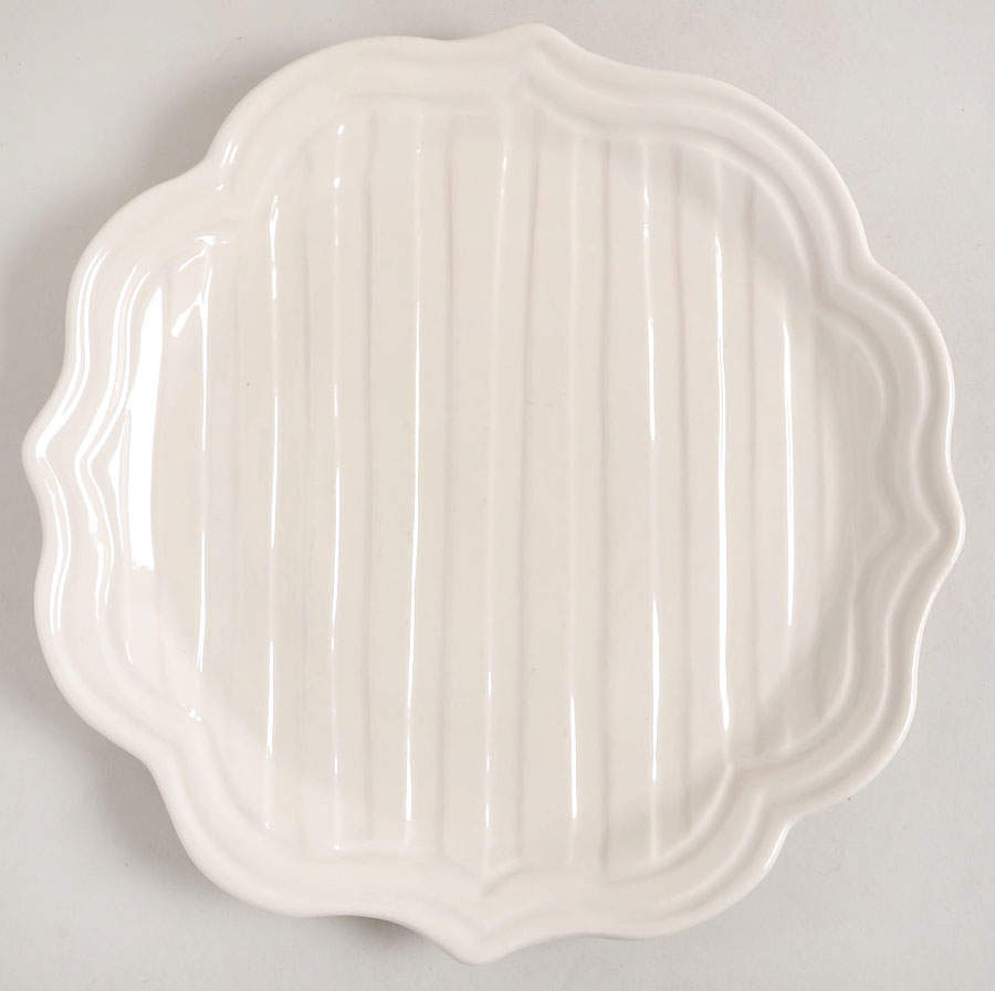 Pearl White Salad/Dessert Plate by Frances Palmer-1