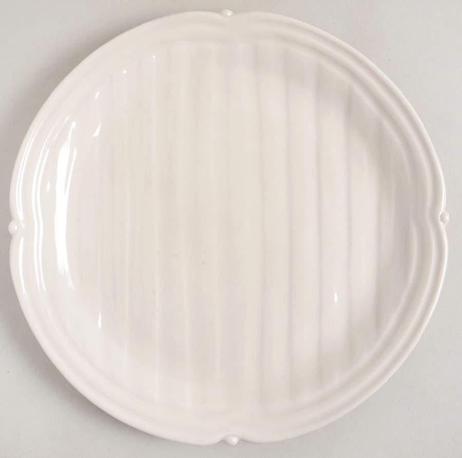 Pearl White Salad/Dessert Plate by Frances Palmer-1