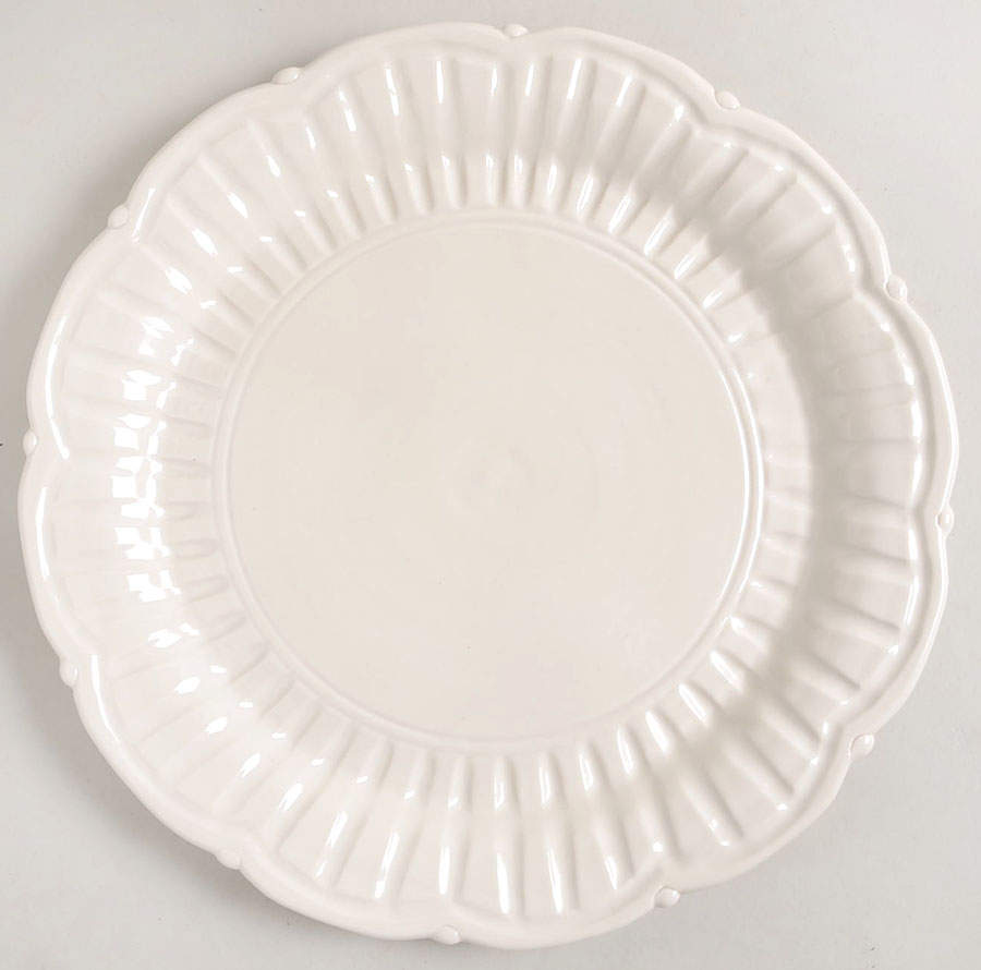Pearl White Dinner Plate by Frances Palmer-1