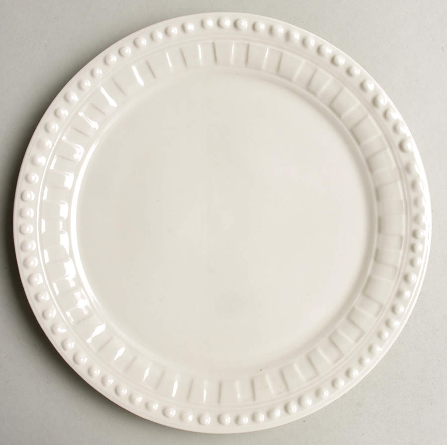 Pearl White Luncheon Plate by Frances Palmer-1