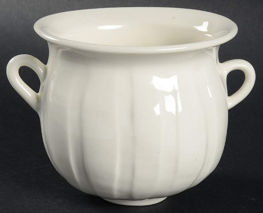 Pearl White Open Sugar Bowl by Frances Palmer-1