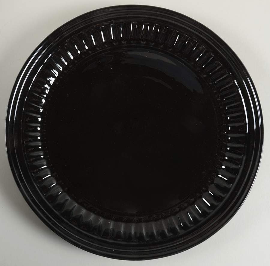 Pearl Black 13" Chop Plate (Round Platter) by Frances Palmer-1