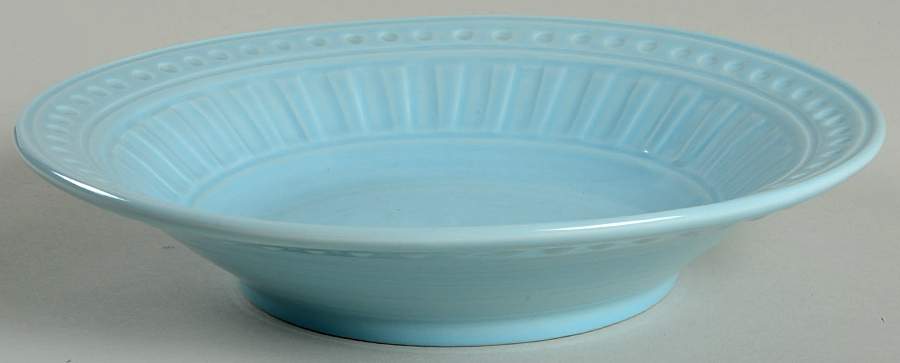 Pearl Robins Egg Blue Large Rim Soup Bowl by Frances Palmer-1