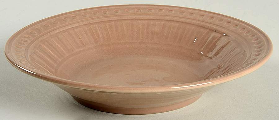 Pearl Taupe Large Rim Soup Bowl by Frances Palmer-1
