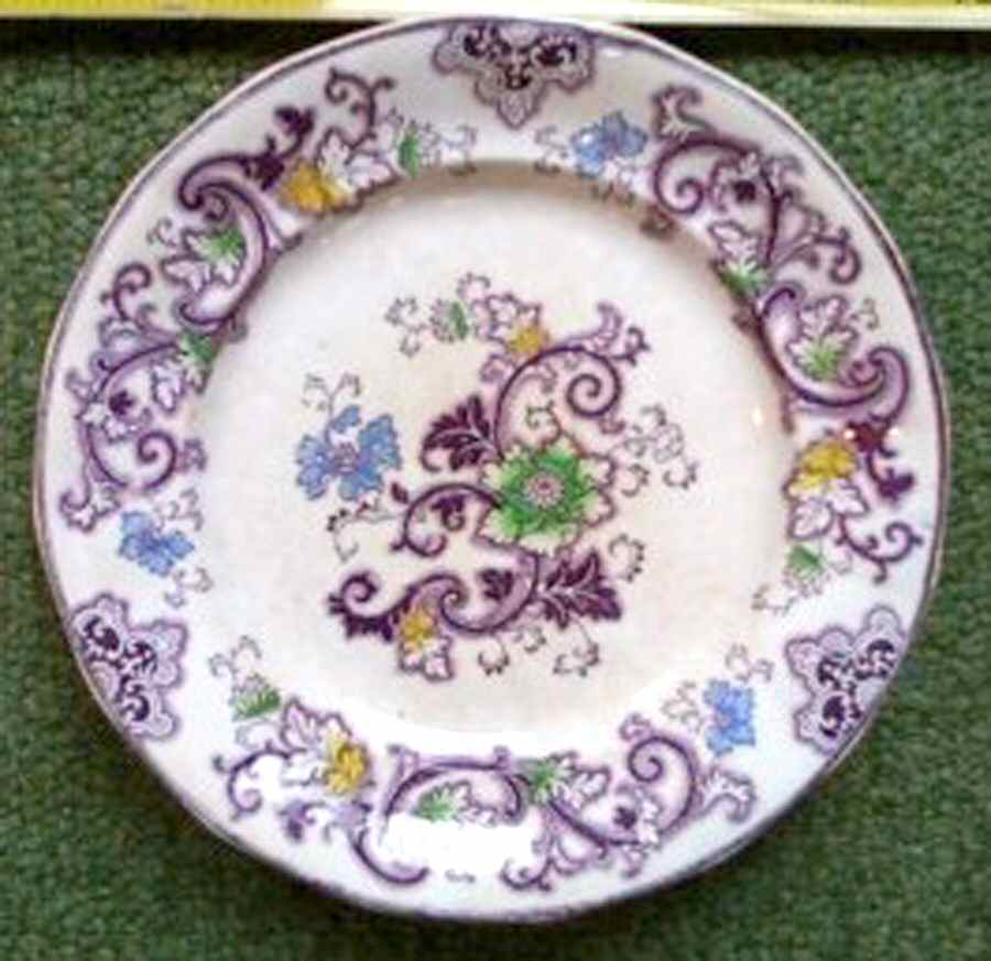 Aurora Purple Salad Plate by Francis Morley-1