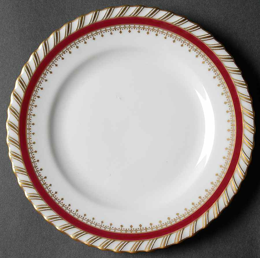 Ruby (No Verge Line) Bread & Butter Plate by Franconia-Krautheim & Adelburg-1