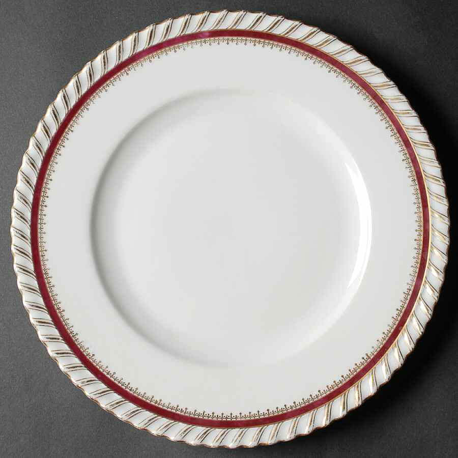 Ruby (No Verge Line) Dinner Plate by Franconia-Krautheim & Adelburg-1