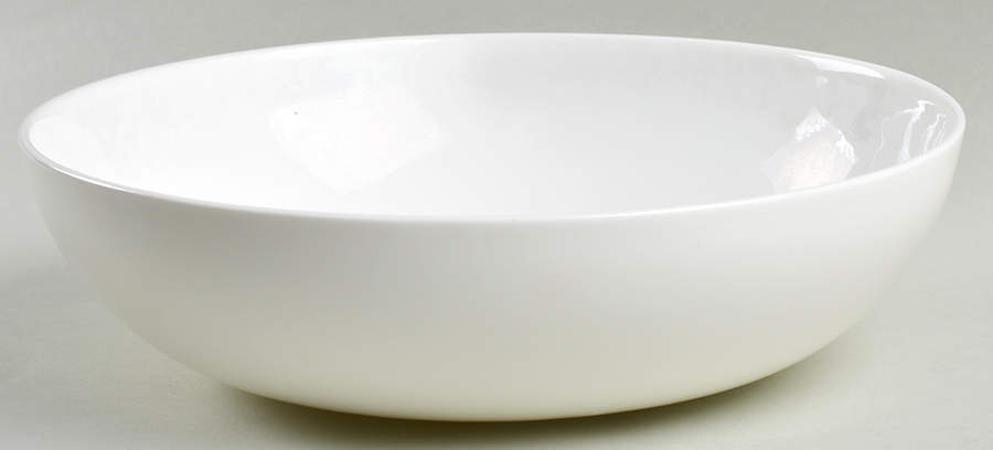 Nevaeh White (Bone) 9" Pasta Serving Bowl by Fitz and Floyd-1