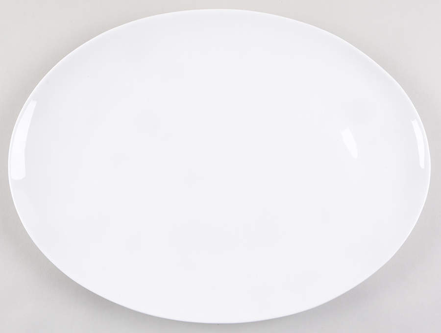Nevaeh White (Bone) 16" Oval Serving Platter by Fitz and Floyd-1