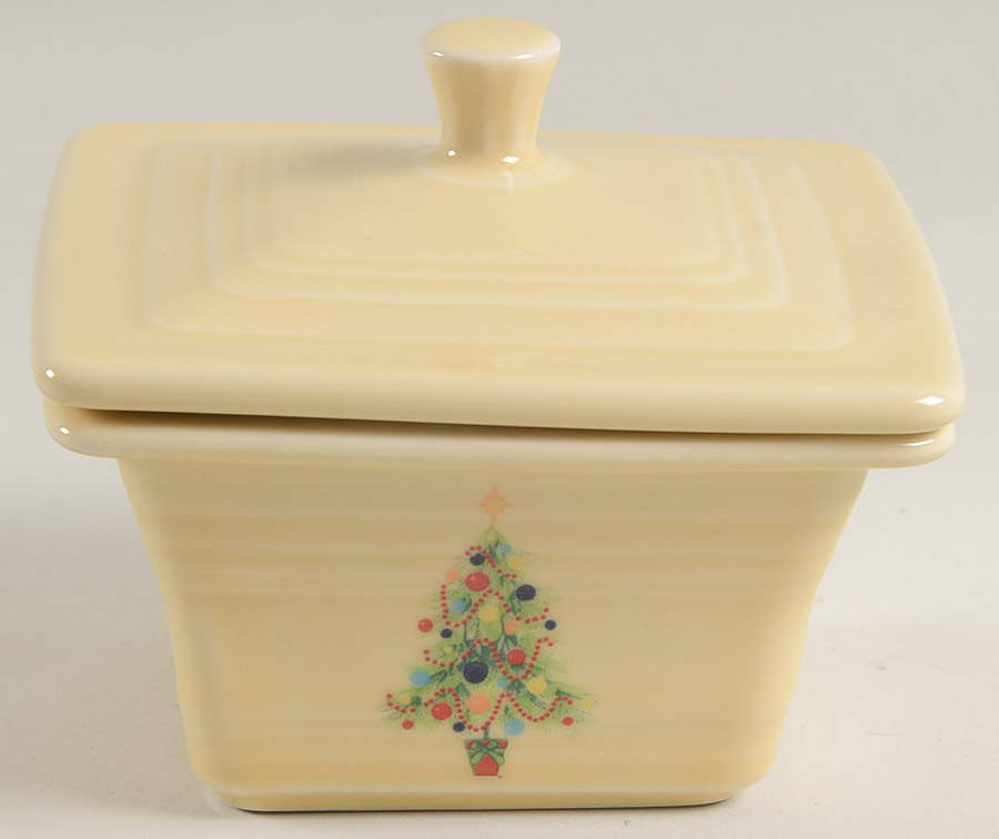 Fiesta Christmas Tree Square Box & Lid by Fiesta Tableware Company-1