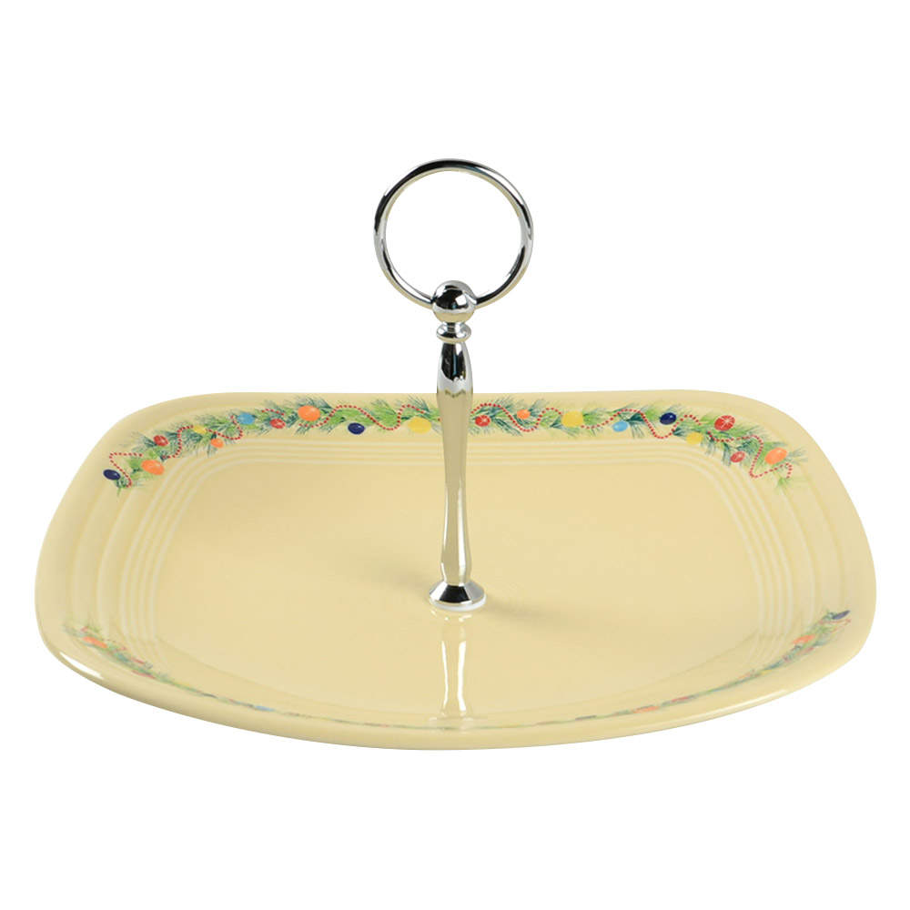 Fiesta Christmas Tree Square Serving Plate W/Handle (DPS) by Fiesta Tableware Company-1