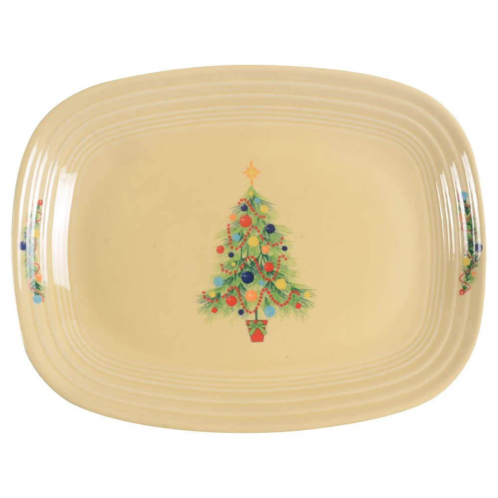 Fiesta Christmas Tree 11" Rectangular Serving Platter by Fiesta Tableware Company-1