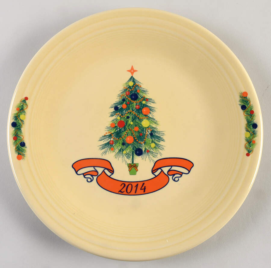 Fiesta Christmas Tree 2014 Collector Plate by Fiesta Tableware Company-1