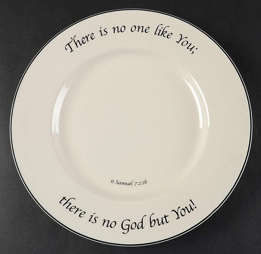 Praise Collection Dinner Plate by Feed on the Word-1