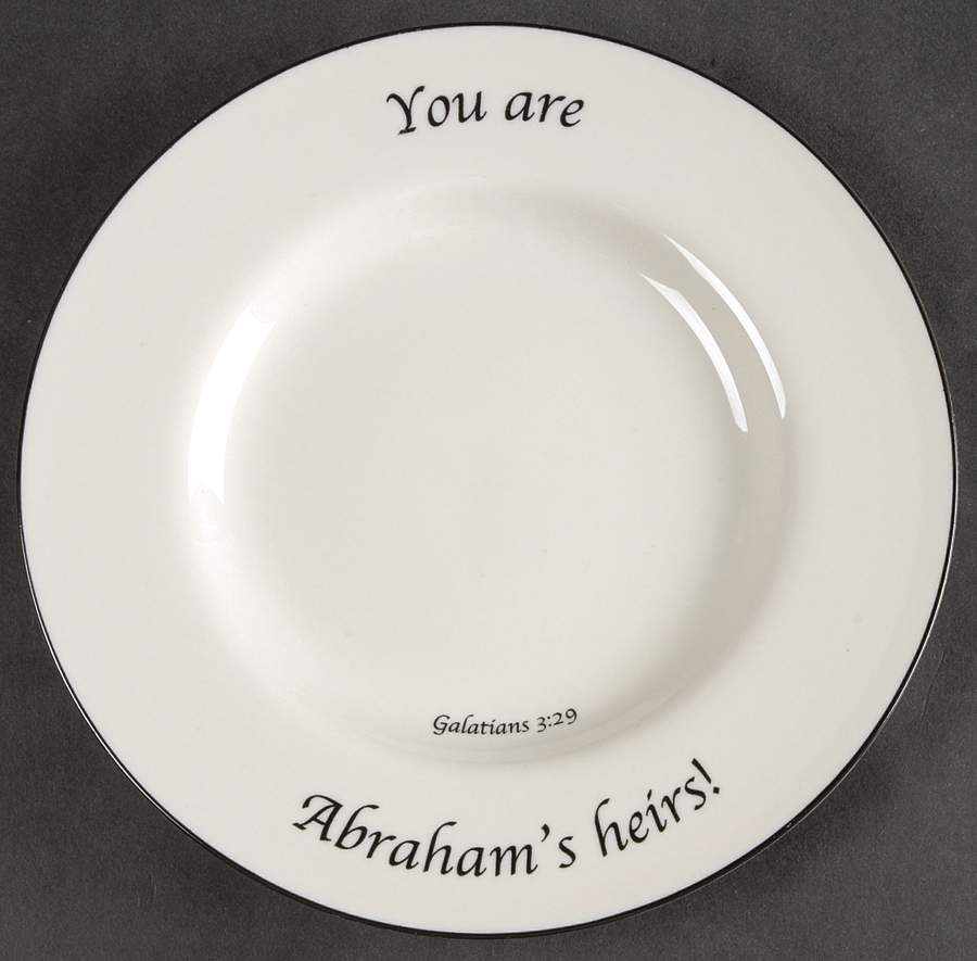 God's Promise Collection Salad Plate by Feed on the Word-1