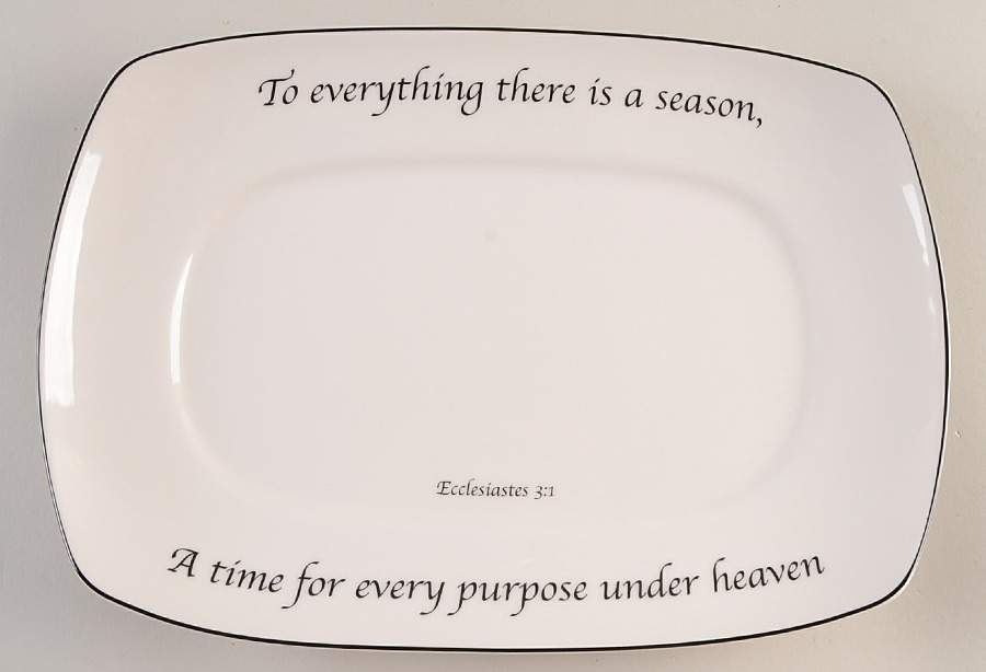 Serveware 13" Rectangular Serving Platter by Feed on the Word-1