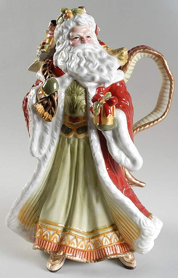Damask Holiday Figural Pitcher by Fitz and Floyd-1