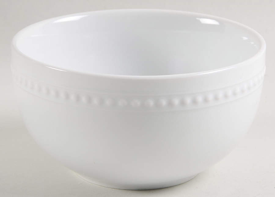 Everyday White (Porcelian) Soup/Cereal Bowl by Fitz and Floyd-1