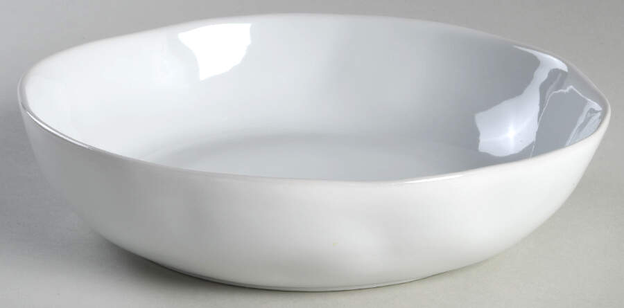 Everyday White (Porcelian) 8" Shell Shaped Bowl by Fitz and Floyd-1