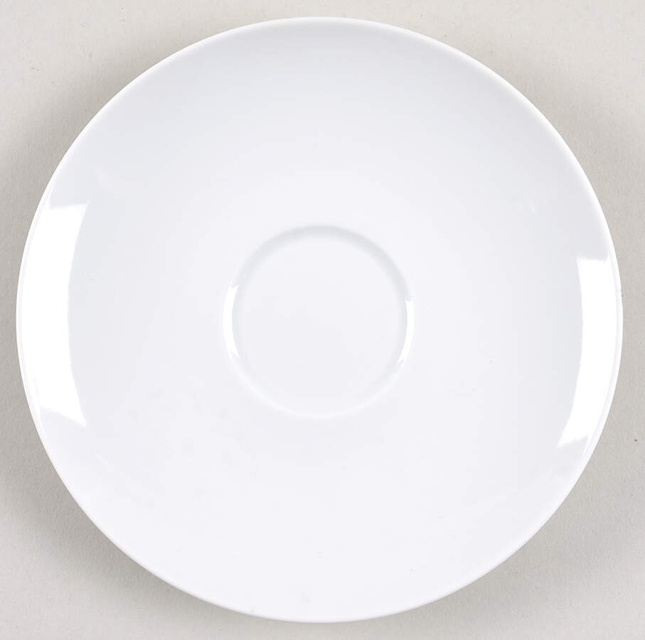 Everyday White (Porcelian) Saucer for Flat Cup by Fitz and Floyd-1