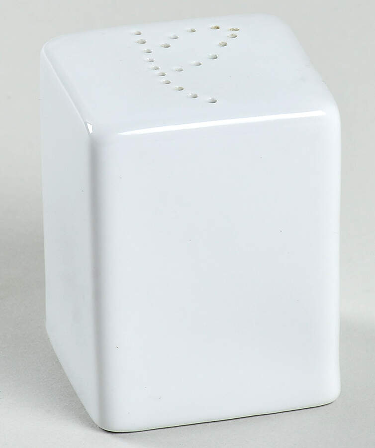 Everyday White (Porcelian) Pepper Shaker by Fitz and Floyd-1