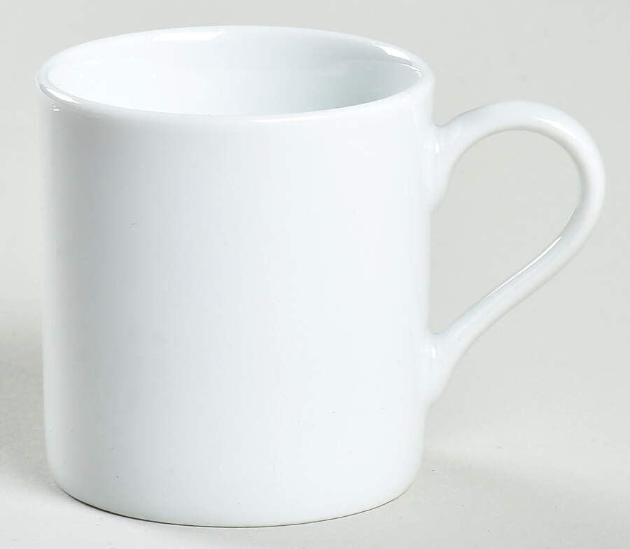 Everyday White (Porcelian) Flat Demitasse Cup by Fitz and Floyd-1