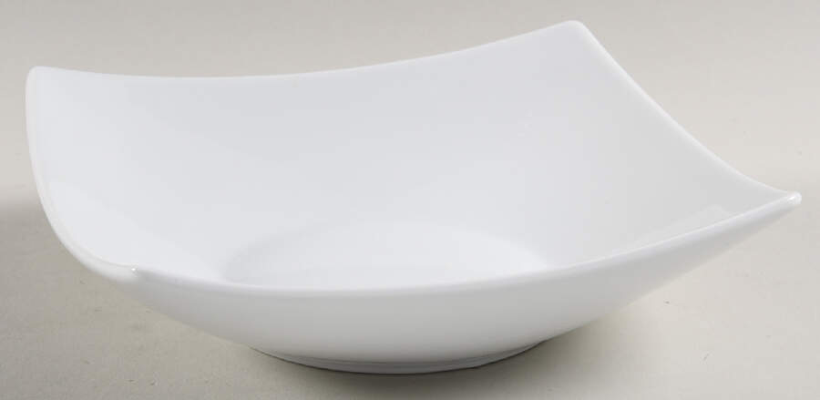 Everyday White (Porcelian) Square Cereal Bowl by Fitz and Floyd-1