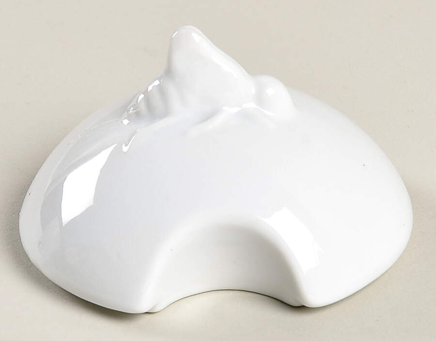 Everyday White (Porcelian) Lid for Honey Pot by Fitz and Floyd-1