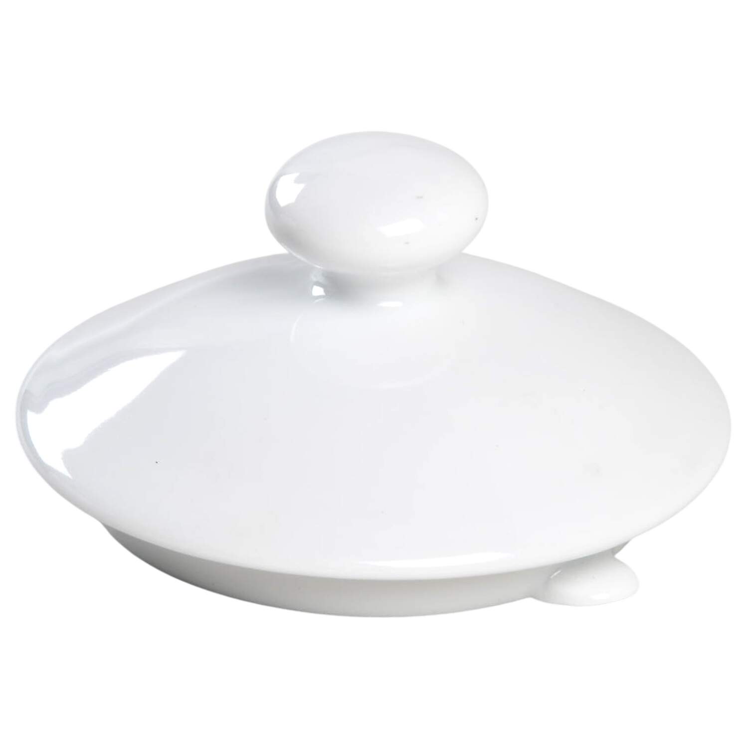 Everyday White (Porcelian) Lid for Teapot by Fitz and Floyd-1