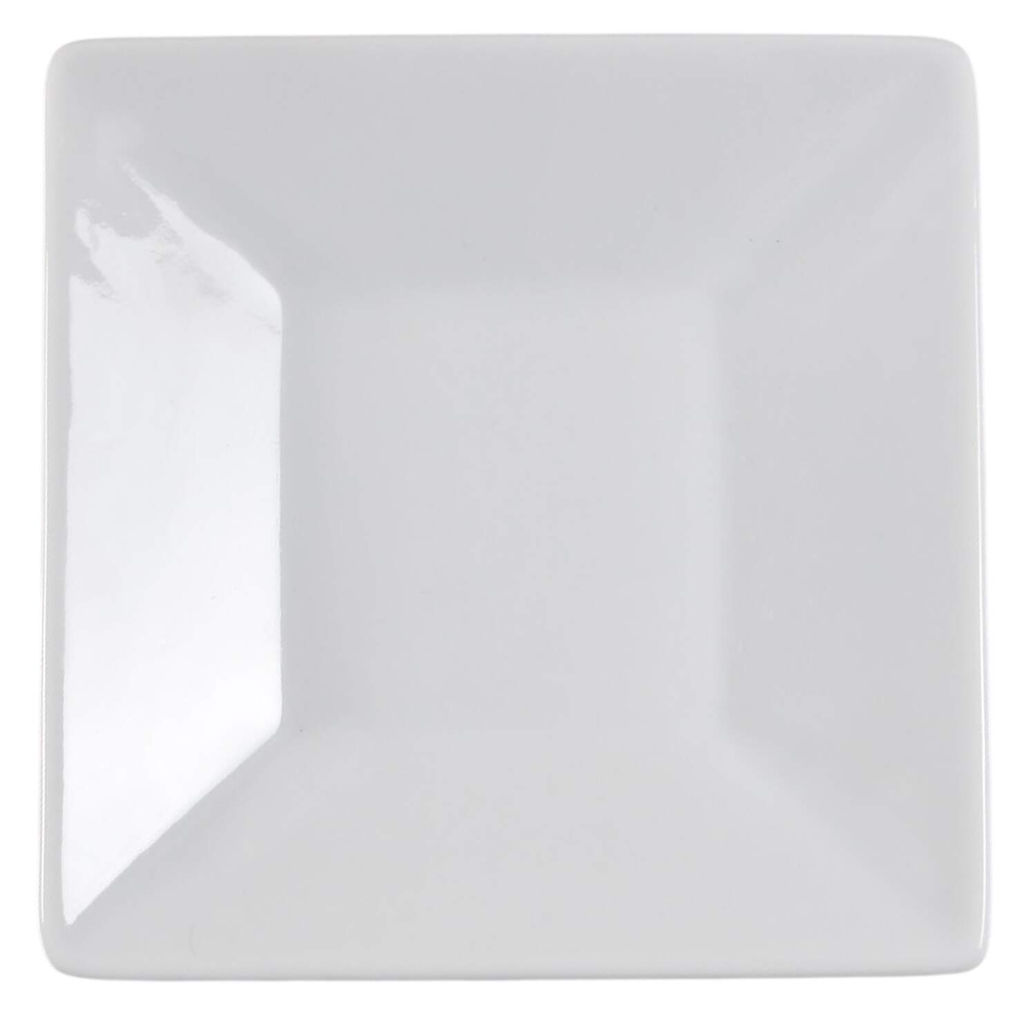 Everyday White (Porcelian) Square Appetizer Plate by Fitz and Floyd-1