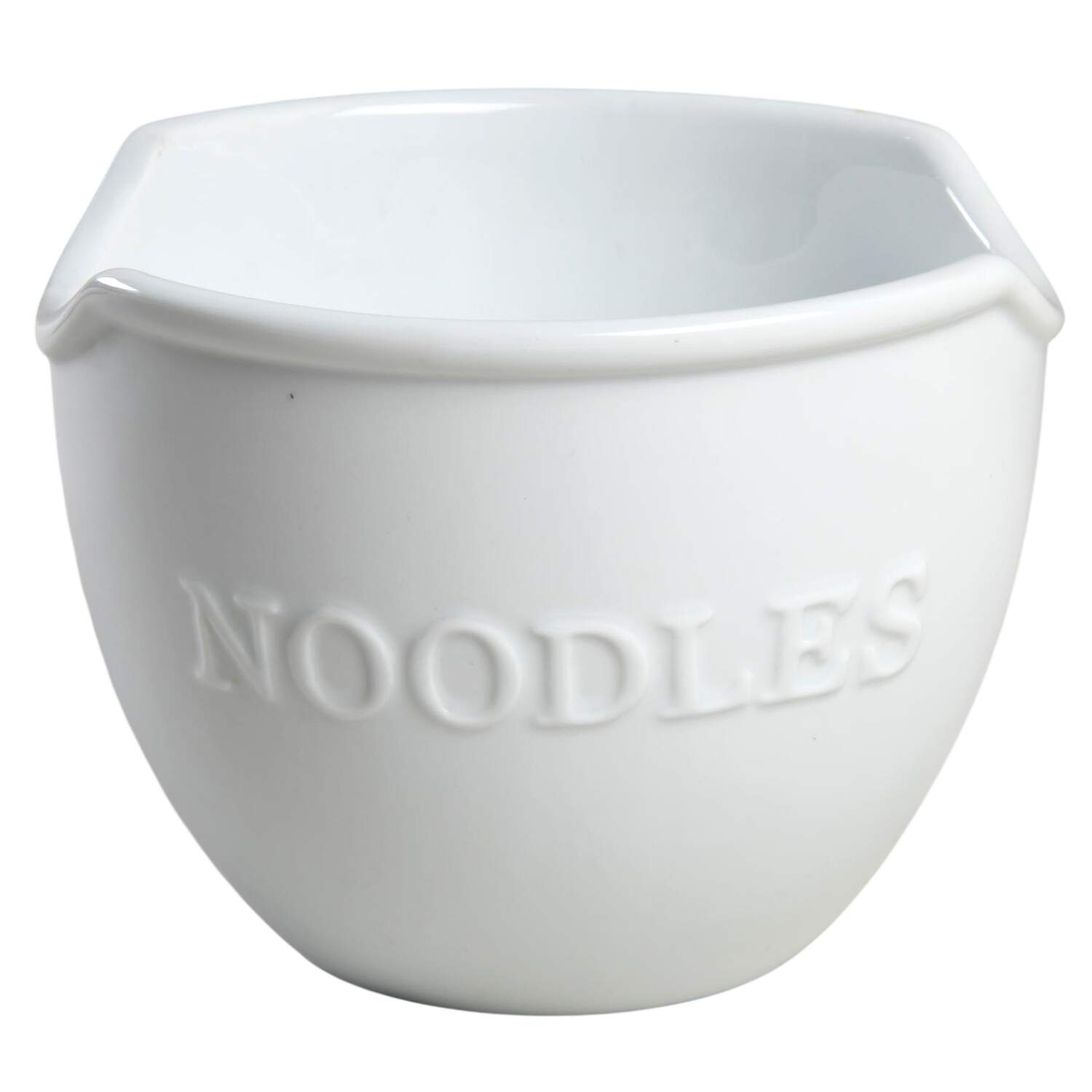 Everyday White (Porcelian) 6" Noodle Bowl by Fitz and Floyd-1