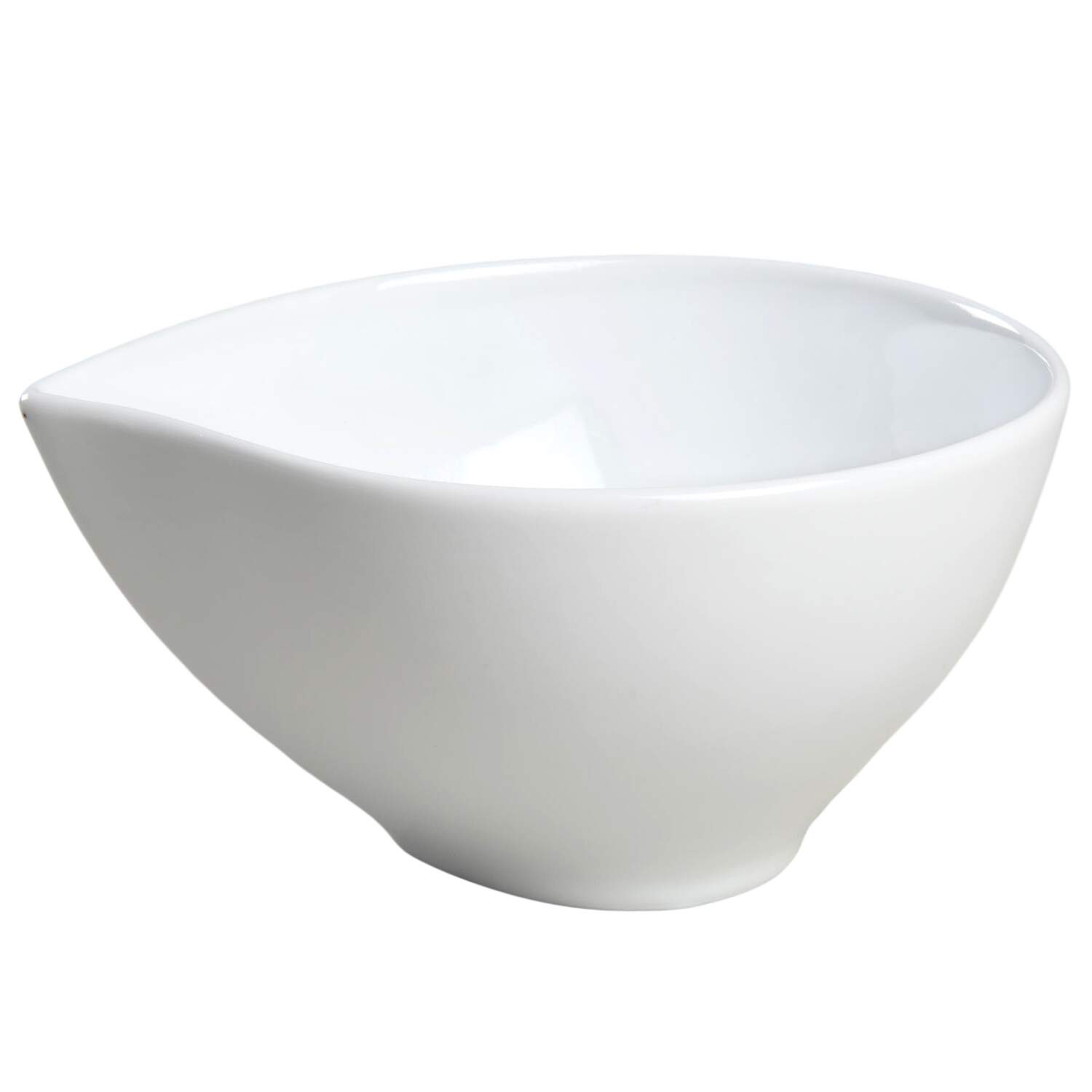 Everyday White (Porcelian) 6" Teardrop Bowl by Fitz and Floyd-1